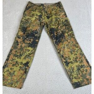 German DEU Scharrer German Army Pants Mens 34x29 Green Camo UGB LHBw 1004503